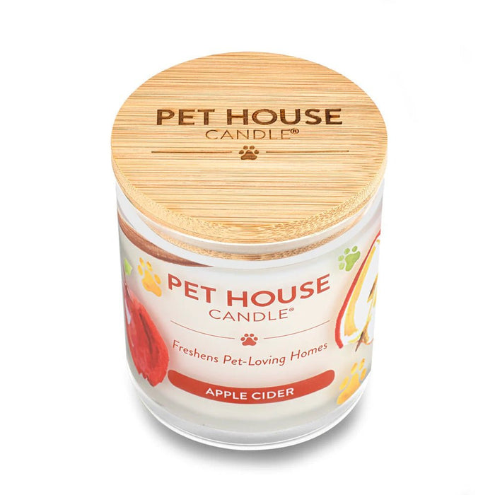 Pet House Candle, 9 oz – Pet Odor Eliminating, Non - Toxic, Long - Lasting, Hand - Poured in USA - PHC3 - Apple Cider - 9 oz - 1 ct - 11