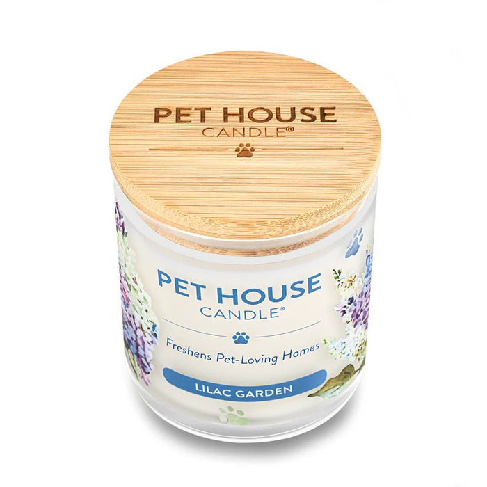 Pet House Candle, 9 oz – Pet Odor Eliminating, Non - Toxic, Long - Lasting, Hand - Poured in USA - PHC8 - Lilac Garden - 9 oz - 1 ct - 39