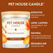 Pet House Candle, 9 oz – Pet Odor Eliminating, Non - Toxic, Long - Lasting, Hand - Poured in USA - PHCB - Pumpkin Spice - 9 oz - 1 ct - 56