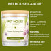 Pet House Candle, 9 oz – Pet Odor Eliminating, Non - Toxic, Long - Lasting, Hand - Poured in USA - PHCG - Lemongrass - 9 oz - 1 ct - 81