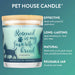 Pet House Candle, 9 oz – Pet Odor Eliminating, Non - Toxic, Long - Lasting, Hand - Poured in USA - PHCM - Ocean Breeze - 9 oz - 1 ct - 107