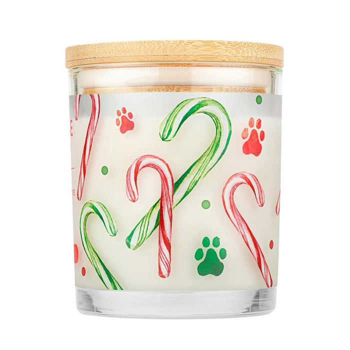 Pet House Candle, 9 oz – Pet Odor Eliminating, Non - Toxic, Long - Lasting, Hand - Poured in USA - PHCN - Candy Cane - 9 oz - 1 ct - 109