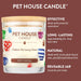 Pet House Candle, 9 oz – Pet Odor Eliminating, Non - Toxic, Long - Lasting, Hand - Poured in USA - PHCR - Hot Cocoa - 9 oz - 1 ct - 120