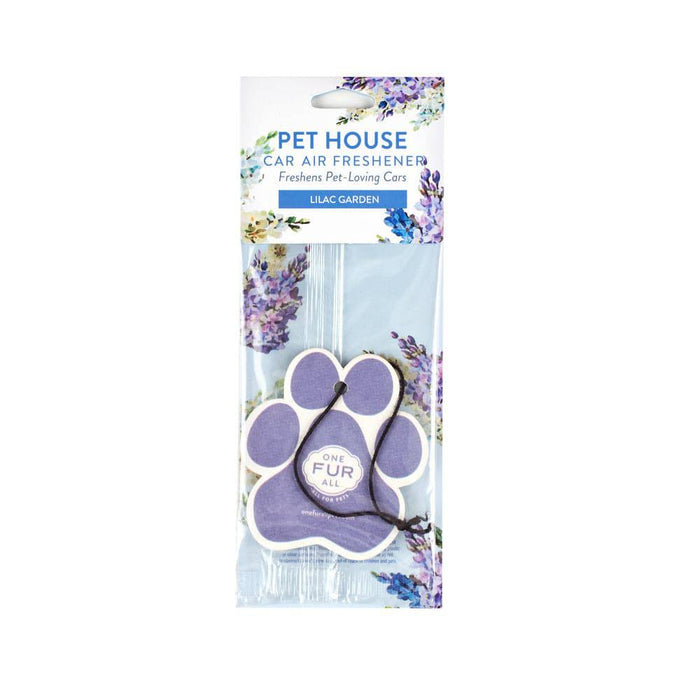 Pet House Car Fresheners, Pet Odor Eliminator, Natural Air Freshener, Non - Toxic Car Scent, Long - Lasting Pet - Friendly Fragrance, 100% Plant - Based, Safe for Dogs & Cats, Made in USA - PHCAJ - Lilac Garden - 1 ct - 21