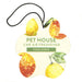 Pet House Car Fresheners, Pet Odor Eliminator, Natural Air Freshener, Non - Toxic Car Scent, Long - Lasting Pet - Friendly Fragrance, 100% Plant - Based, Safe for Dogs & Cats, Made in USA - PHCAG - Fresh Citrus - 1 ct - 15