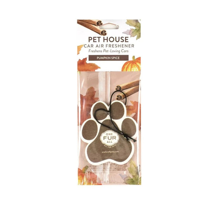 Pet House Car Fresheners, Pet Odor Eliminator, Natural Air Freshener, Non - Toxic Car Scent, Long - Lasting Pet - Friendly Fragrance, 100% Plant - Based, Safe for Dogs & Cats, Made in USA - PHCAP - Pumpkin Spice - 1 ct - 41