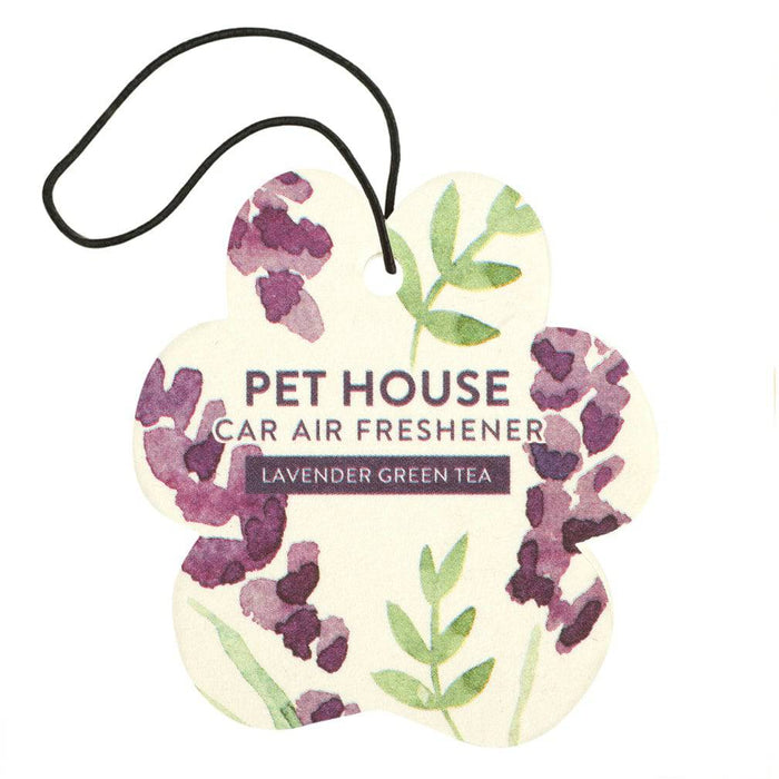 Pet House Car Fresheners, Pet Odor Eliminator, Natural Air Freshener, Non - Toxic Car Scent, Long - Lasting Pet - Friendly Fragrance, 100% Plant - Based, Safe for Dogs & Cats, Made in USA - PHCAH - Lavender Green Tea - 1 ct - 19