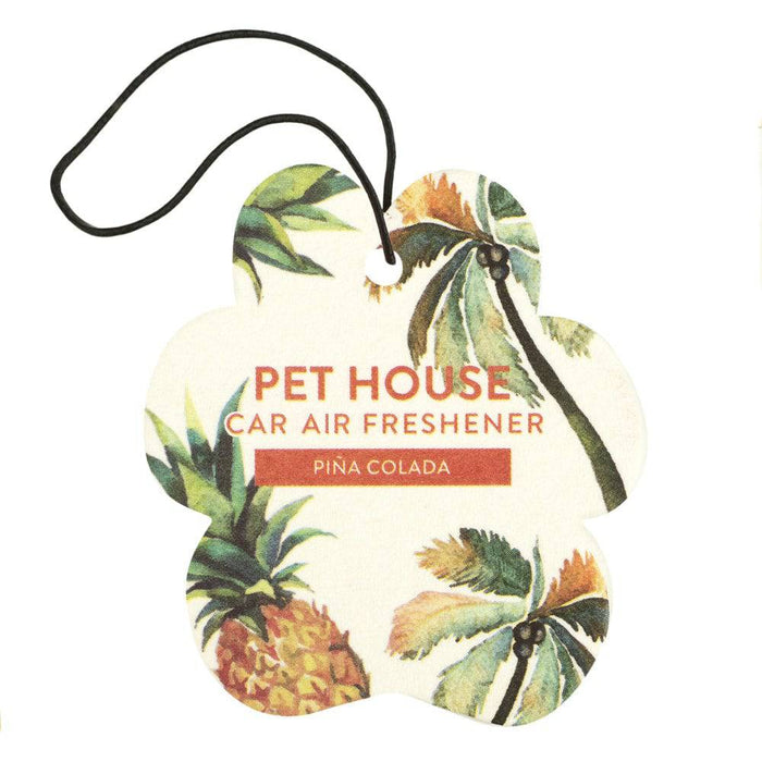 Pet House Car Fresheners, Pet Odor Eliminator, Natural Air Freshener, Non - Toxic Car Scent, Long - Lasting Pet - Friendly Fragrance, 100% Plant - Based, Safe for Dogs & Cats, Made in USA - PHCAN - Pina Colada - 1 ct - 39