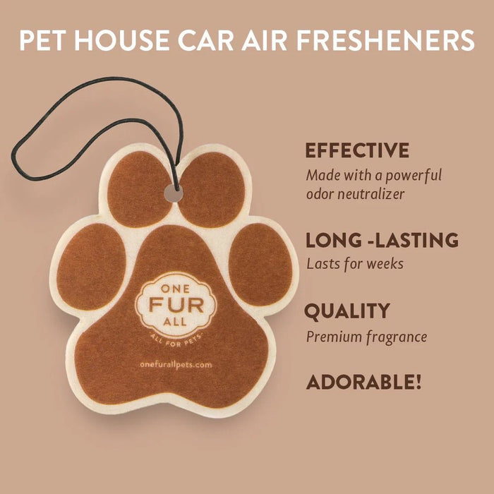 Pet House Car Fresheners, Pet Odor Eliminator, Natural Air Freshener, Non - Toxic Car Scent, Long - Lasting Pet - Friendly Fragrance, 100% Plant - Based, Safe for Dogs & Cats, Made in USA - PHCAR - Vanilla Sandalwood - 1 ct - 52