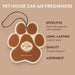 Pet House Car Fresheners, Pet Odor Eliminator, Natural Air Freshener, Non - Toxic Car Scent, Long - Lasting Pet - Friendly Fragrance, 100% Plant - Based, Safe for Dogs & Cats, Made in USA - PHCAR - Vanilla Sandalwood - 1 ct - 52