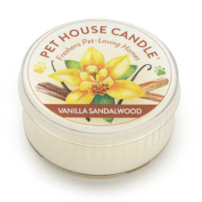 Pet House Mini Candle 1.5 oz – Pet - Friendly Odor Eliminating Candle - PHCA9 - Vanilla Sandalwood - 1.5 oz - 20