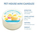 Pet House Mini Candle 1.5 oz – Pet - Friendly Odor Eliminating Candle - PHCAB - Lemon Cupcake - 1.5 oz - 25