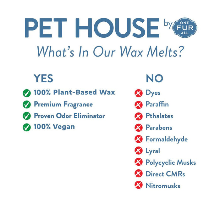 Pet House Wax Melts – 100% Natural Plant - Based, Odor - Eliminating, Paw - Shaped, Pet - Friendly - Jeffers - Animal & Pet Supplies > Pet Odor & Stain Removers