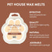 Pet House Wax Melts – 100% Natural Plant - Based, Odor - Eliminating, Paw - Shaped, Pet - Friendly - PHCB4 - Pumpkin Spice - 3 oz - 24