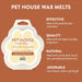 Pet House Wax Melts – 100% Natural Plant - Based, Odor - Eliminating, Paw - Shaped, Pet - Friendly - PHCB7 - Vanilla Sandalwood - 3 oz - 31