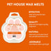 Pet House Wax Melts – 100% Natural Plant - Based, Odor - Eliminating, Paw - Shaped, Pet - Friendly - PHCBD - Caramel Latte - 3 oz - 43