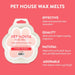 Pet House Wax Melts – 100% Natural Plant - Based, Odor - Eliminating, Paw - Shaped, Pet - Friendly - PHCBE - Cherry Crumble - 3 oz - 45