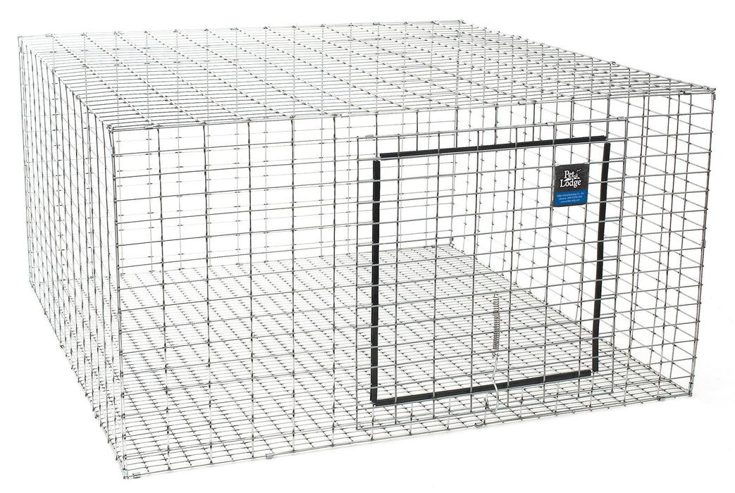Pet Lodge Galvanized Rabbit Hutch – Stackable, Chew - Proof Steel Wire Cage - BEH1 - 24" x 24" - 1