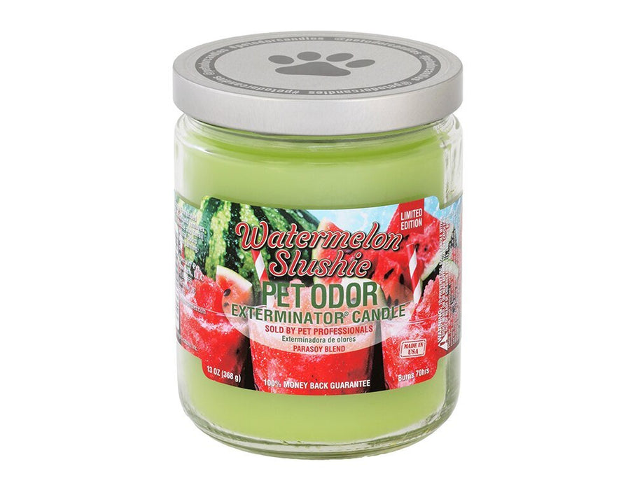 Pet Odor Exterminator Candle – Enzyme - Based Odor Eliminating Candle Safe for Pets - SPTH4 - Watermelon Slushie - 13 oz - 69