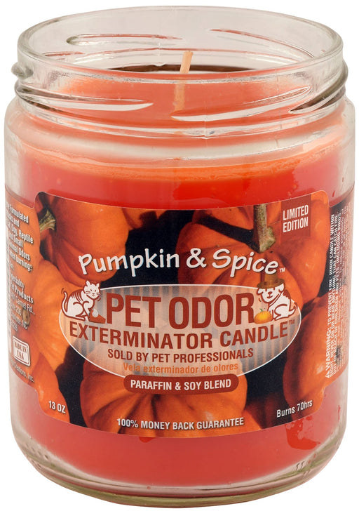 Pet Odor Exterminator Candle, Pumpkin & Spice - Jeffers - Animal & Pet Supplies > Pet Odor & Stain Removers