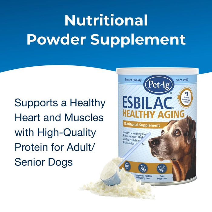 PetAg Esbilac Healthy Aging Powder for Adult & Senior Dogs, 14 oz - B7ZP - Powder - 14 oz - 1 ct - 4