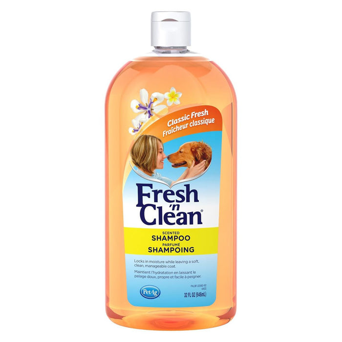 PetAg Fresh 'n Clean Original Classic Fresh Scented Pet Shampoo for Dogs & Cats - 013TRP-22582 - 32 oz - Classic Fresh - 6