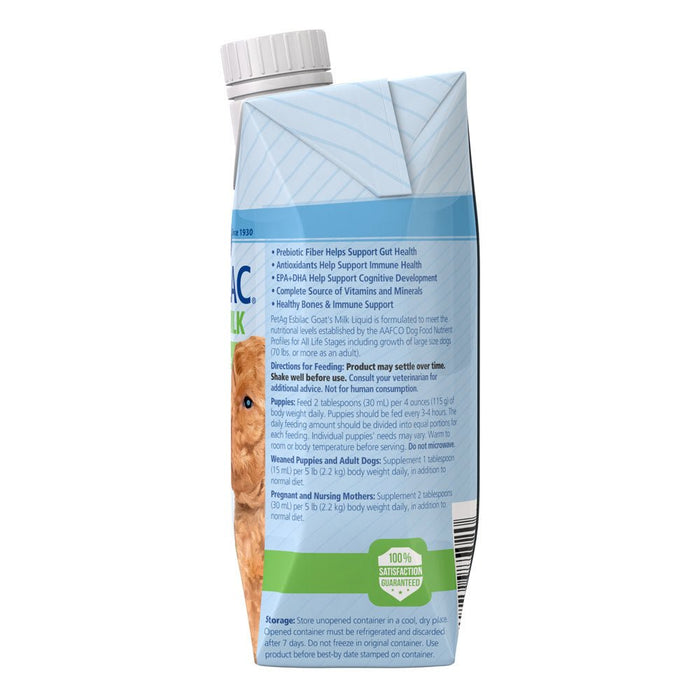 PetAg Goat's Milk Esbilac Puppy Milk Replacer Liquid for Puppies, 16 oz - For Sensitive Stomachs - B7ZX - Liquid - 16 oz - 1 - 4