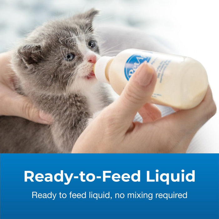 PetAg Goats Milk KMR Liquid Kitten Milk Replacer Ready - to - Feed Formula, 16 oz - B7ZW - Liquid - 16 oz - 1 - 5