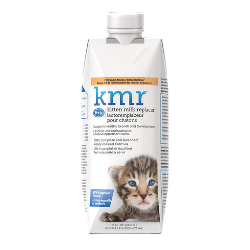 PetAg KMR Kitten Milk Replacer Liquid Supplement, Ready - to - Feed Formula with Vitamins - B7ZM - Liquid - 16 oz - 1 - 1
