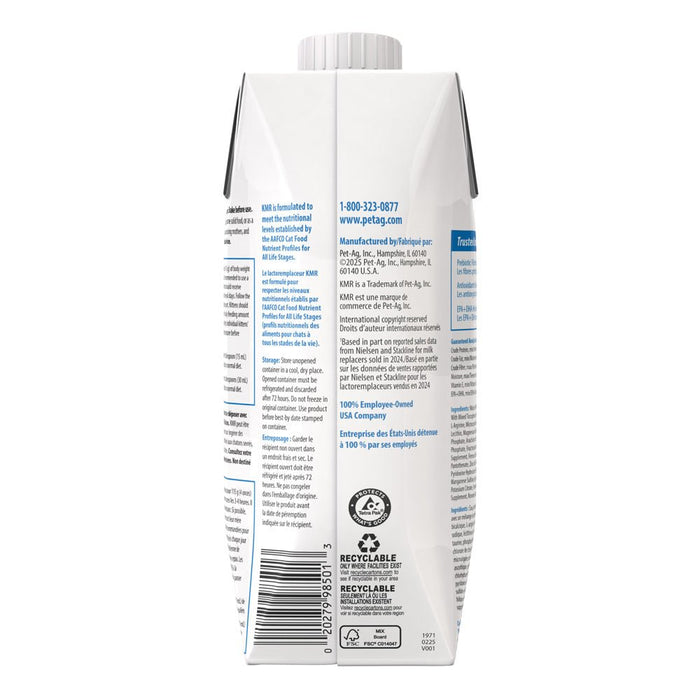PetAg KMR Kitten Milk Replacer Liquid Supplement, Ready - to - Feed Formula with Vitamins - B7ZM - Liquid - 16 oz - 1 - 2