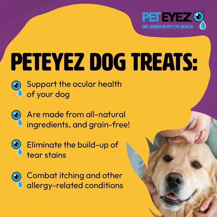 PetEyez Vitamin Treats for Dog Eye Health - EY212 - Beef Liver - 1 oz - 35+ - 7
