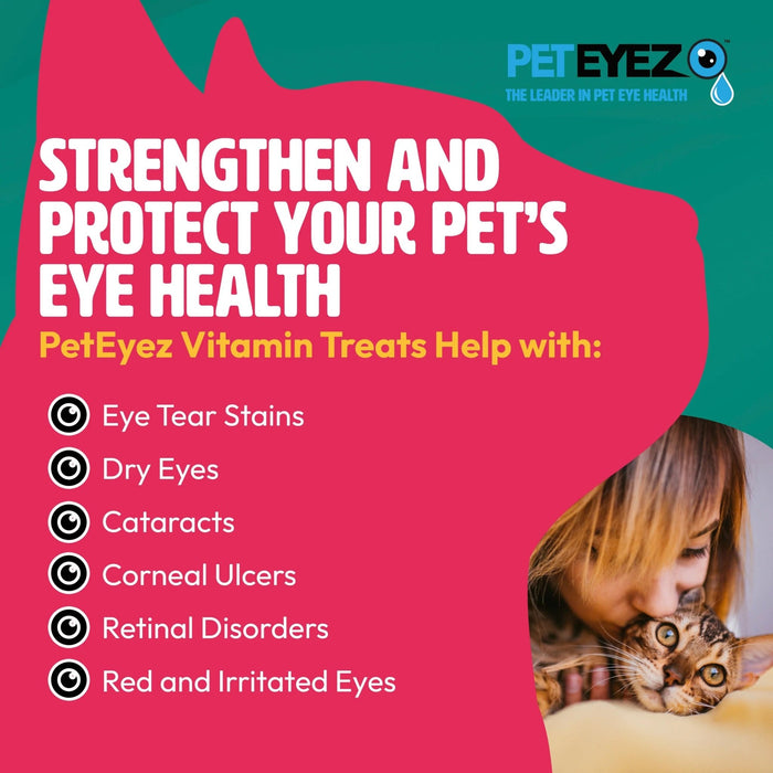 PetEyez Vitamin Treats for Dog Eye Health - EY212 - Beef Liver - 1 oz - 35+ - 8