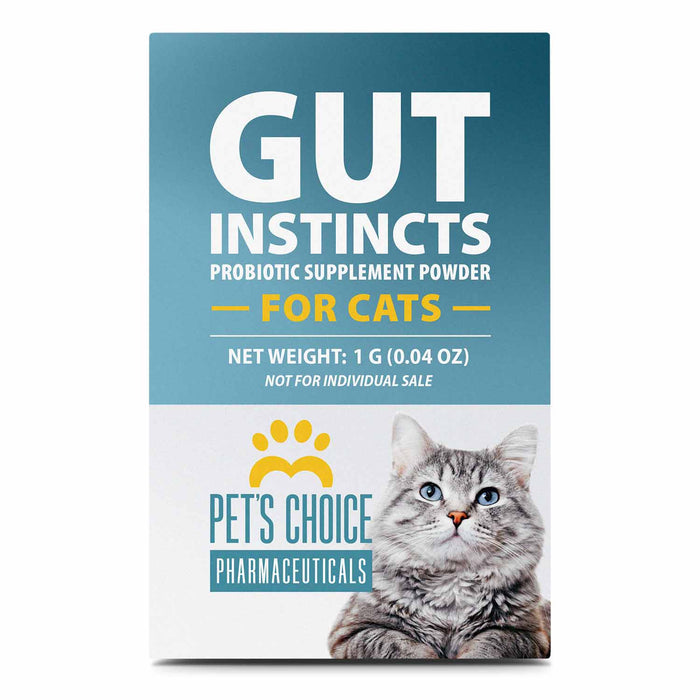 Pet’s Choice Gut Instincts Probiotic Supplement for Cats, Digestive & Immune Support, 30 Powder Packets, Made in USA - 015PC-ZVH - Chicken Liver - 30 ct - 2