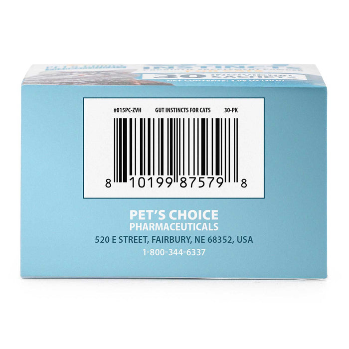 Pet’s Choice Gut Instincts Probiotic Supplement for Cats, Digestive & Immune Support, 30 Powder Packets, Made in USA - 015PC-ZVH - Chicken Liver - 30 ct - 4