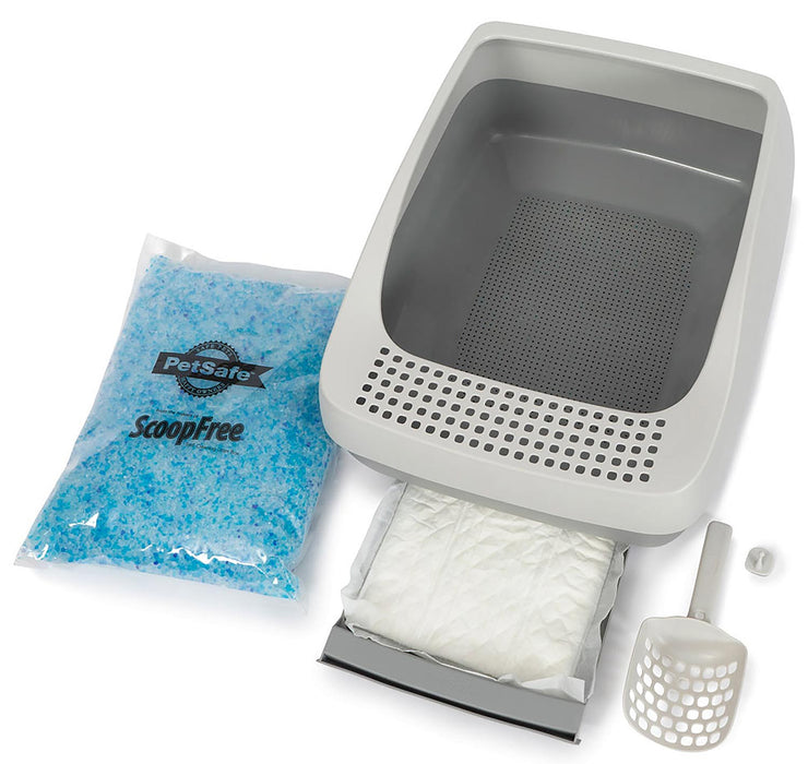 PetSafe Deluxe Crystal Litter Box System (& Accessories) - Jeffers - Cat Supplies > Cat Litter Boxes