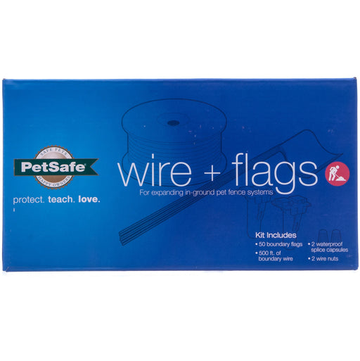 PetSafe Extra 500' Wire & 50 Boundary Flags - Jeffers - Animal & Pet Supplies > Pet Containment Systems