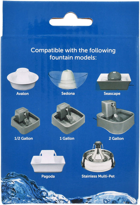 PetSafe Pagoda Fountain (& Replacement Filters) - Jeffers - Animal & Pet Supplies > Pet Bowls, Feeders & Waterers