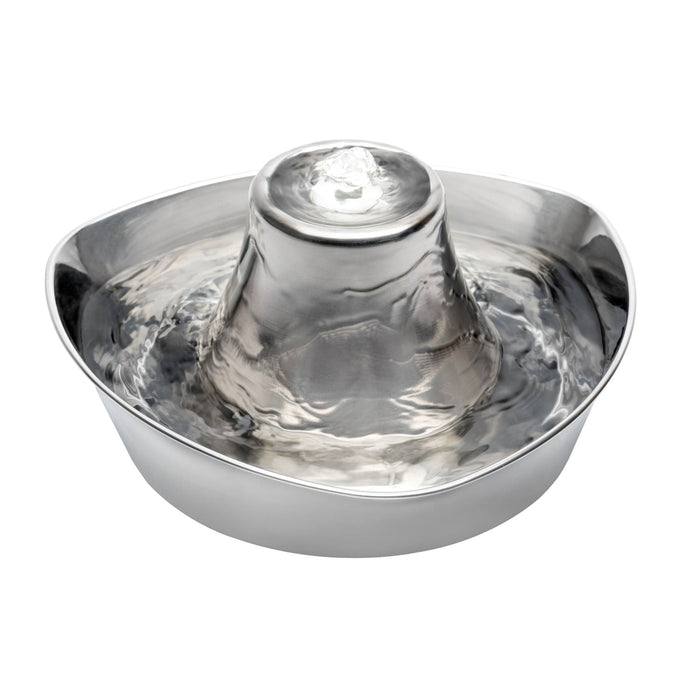 PetSafe Seaside Stainless Pet Fountain - Jeffers - Animal & Pet Supplies > Pet Bowls, Feeders & Waterers