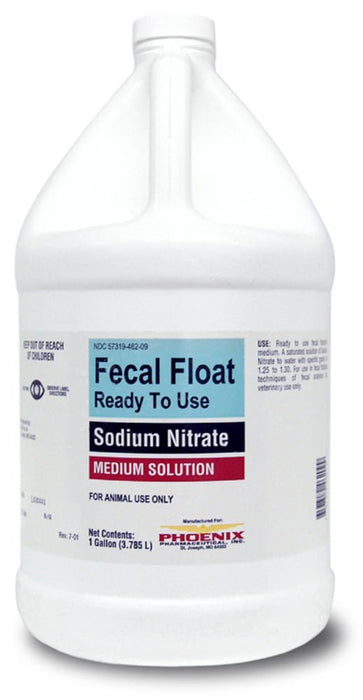 Phoenix Fecal Float, Ready To Use, Sodium Nitrate, 1 Gallon - Jeffers - Animal Health & Wellness > Medical Supplies