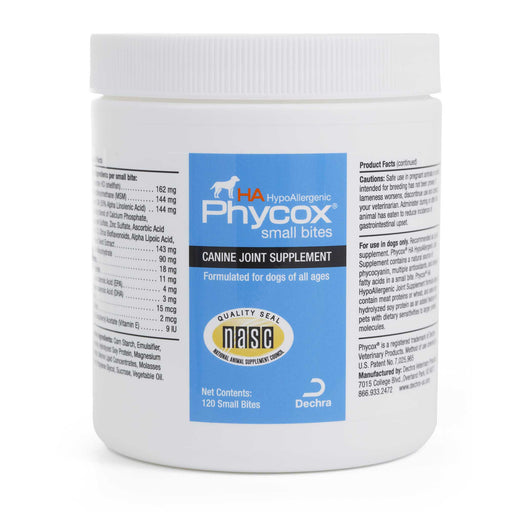 Phycox HA (Hypo - Allergenic) Small Bites for Dogs, 120 ct - 015PHA-8013-6 - Brown - 1