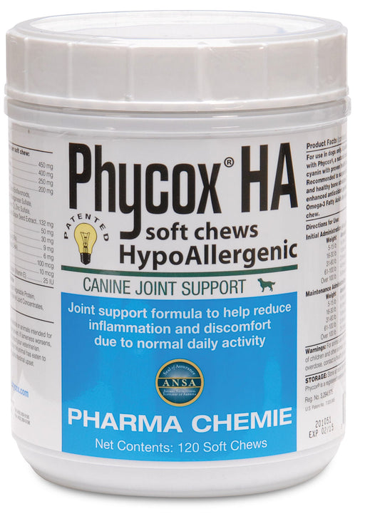 Phycox HA (HypoAllergenic) Soft Chews, 120 ct - Jeffers - Animal Health & Wellness > Joint Health