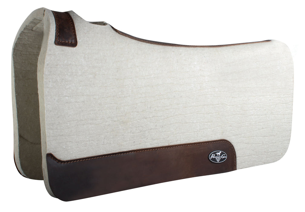 3/4" Deluxe Steam Pressed 100% Wool Saddle Pad - 28 in x 30 in  