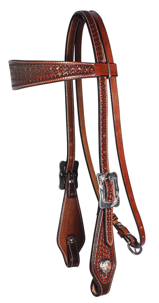 Professional's Choice Chestnut Windmill Browband Headstall -   