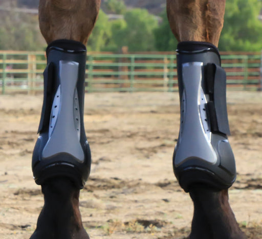 Professional's Choice Pro Performance Show Jumping Boots, Front Pairs - Black  