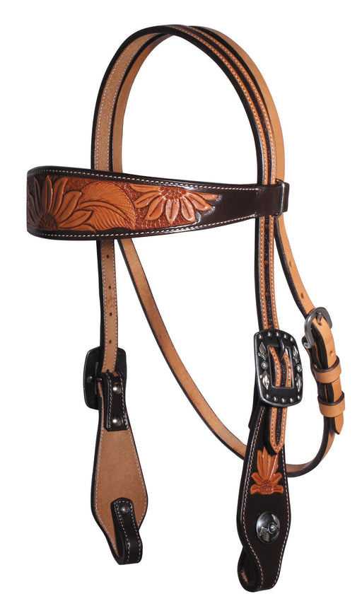 Professional's Choice Sunflower Browband Headstall -   