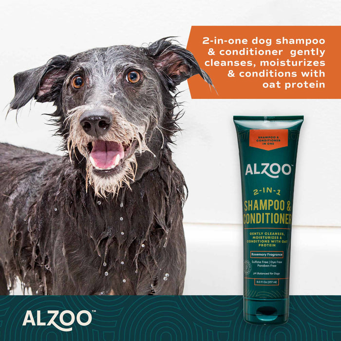 Plant - Based 2 - in - 1 Rosemary Shampoo & Conditioner for Dogs, 8 oz - 7VXG - 3