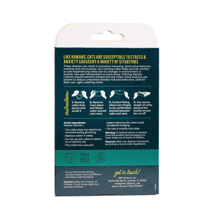 Plant - Based Natural Calming Collar for Cats - 7VWU - 3