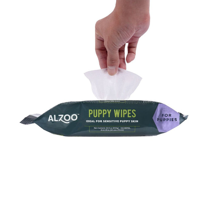 Plant - Based Puppy Grooming Wipes, 100 ct - 7VXH - 2