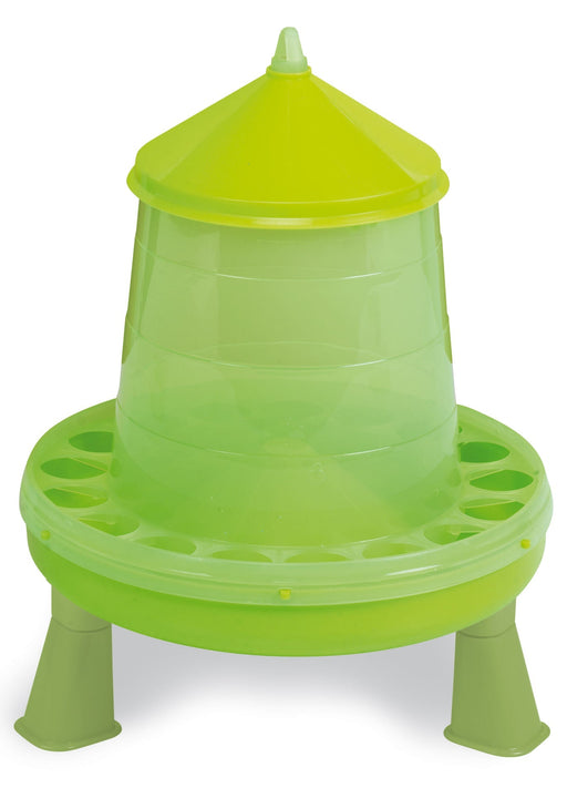 Plastic Hanging Chicken Feeder with Legs, 17 lb - GAUBE - 17 lbs - 1