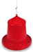 Plastic Hanging Feeders for Chickens & Poultry - GAUBF - 4 lb - Red - 1